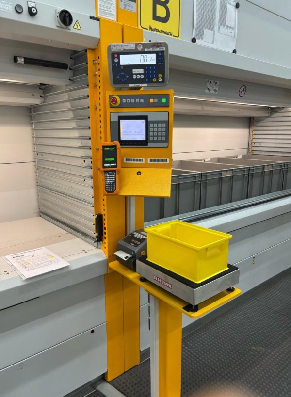 Zählwaage am Lagerlift